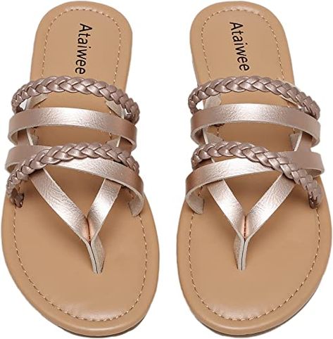 SUMMER ESSENTAL - Whether you wear shorts, jeans, T-shirts or cute skirts, simple sandals to make any simple outfit look instantly stylish. Spring Summer Shoes, Colorful Wedges, Soft Sandals, Athletic Sandals, Strappy Sandals Flat, Sandals Flat, Trending Sandals, Wedge Flip Flops, Womens Slides