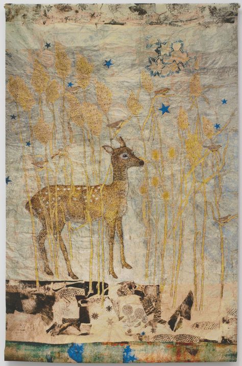 dear, Kiki Smith. Multimedia artist from NYC & upstate NY. Kiki Smith, Uffizi Gallery, Multimedia Artist, 수채화 그림, Art Antique, A Deer, Public Art, Art Plastique, American Artists