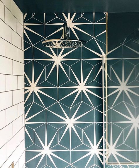 Ca' Pietra on Instagram: “When one tile really likes to be the centre of attention! Snap @renovatingchurchcroft” Ck Homestyle, London House, Main Bathroom, The Ceiling, Shower Room, Lily Pads, A Dream, Geometric Tattoo, Wake Up