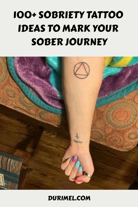 100+ Sobriety Tattoo Ideas to Mark Your Sober Journey Anonymous Tattoo, Recovery Tattoos, Meaningful Symbol Tattoos, Aa Tattoos, Luna Loud, Hope Tattoo, Unique Small Tattoo, Giving Up Alcohol, Date Tattoos