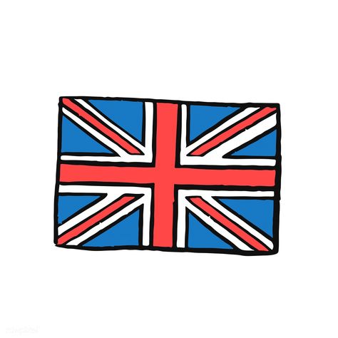 Flag of the United Kingdom illustration | premium image by rawpixel.com / Aum England Flag Aesthetic, Kingdom Illustration, American Flag Drawing, Flag England, London Flag, Uk Icon, Flag Aesthetic, Great Britain Flag, London Drawing