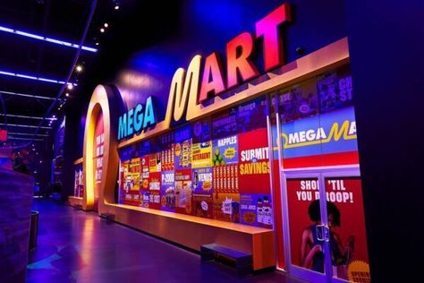 Psychedelic grocery store Omega Mart opens in Las Vegas Omega Mart, Eternal Return, Meow Wolf, Desert Environment, Area 15, Downtown Las Vegas, Vegas Strip, The Hollywood Reporter, Las Vegas Nevada