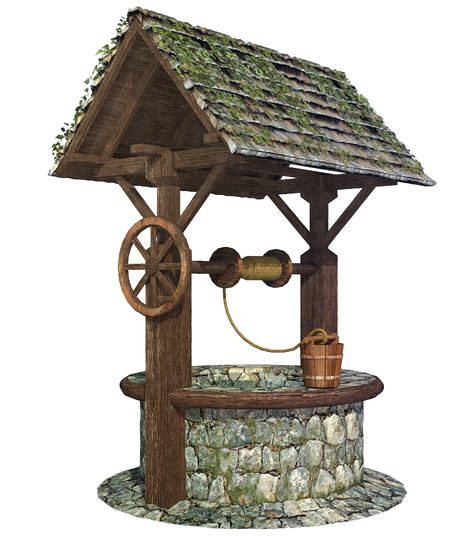 Wishing Well Garden, Wishing Well Plans, Garden Well, Outdoor Water Feature, Grill Gazebo, Barn Wood Crafts, Fountain Design, Lawn Art, Garden Makeover