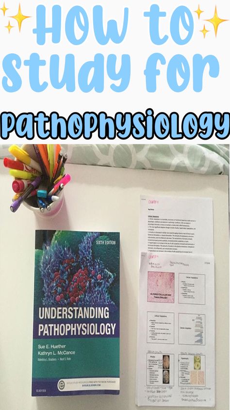 Nursing School Pathophysiology, Study Pathophysiology, Advanced Pathophysiology Np, Np School Essentials, Fnp School Tips, Nursing Pathophysiology, Nursing School First Semester, Best Books For Nursing Students, Fnp Student