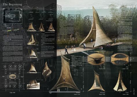 Mangrove Inspired Architecture, Nusantara Architecture, Faculty Of Architecture, Architecture Portfolio Design, Interior Design Plan, Architecture Panel, Architecture Presentation Board, Eco Architecture, Architectural Competition