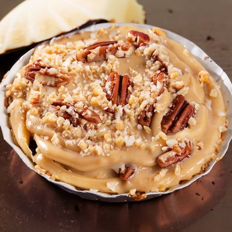 Coconut-Pecan Filling and Frosting - Recipes - Kraft Heinz Puff Pastry Snacks, Pecan Frosting, Coconut Pecan Frosting, Coconut Pecan, German Chocolate Cake, Kraft Heinz, German Chocolate, Frosting Recipes, Pecans