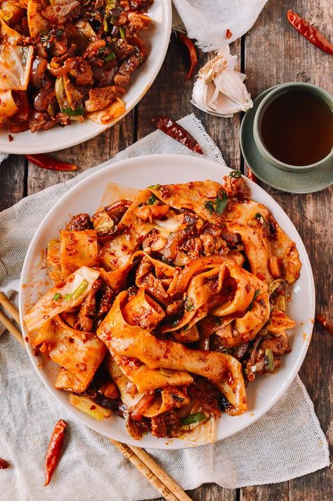 Biang Biang Noodles, Lamb Sauce, Cumin Lamb, Marinated Lamb, Woks Of Life, The Woks Of Life, Vegan Beef, Noodles Recipe, Woks