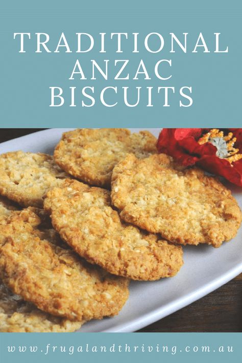 Australian Dishes, Anzac Cookies, Sweet Slices, Australian Recipes, Country Study, Frugal Cooking, Anzac Biscuits, Desserts With Biscuits, Biscuit Recipes