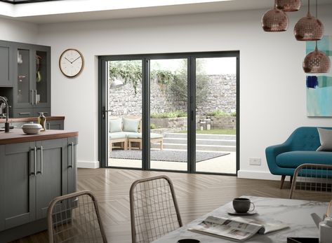 We have guides with our different options to help you choose the best fit for your home! Starting with our 2-4 panel guide White Bifold Doors, Aluminium Bifold Doors, External Bifold Doors, Aluminium French Doors, White French Doors, High Tech Design, External Doors, White French, Door Furniture