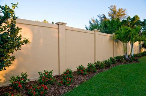 Fence Concrete, Concrete Fence Wall, Fence Wall Design, Compound Wall Design, Modern Fence Design, Boundary Wall, Brick Fence, Wall Fence, Concrete Fence