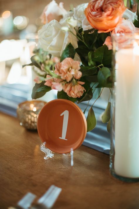 Pottery Table Numbers, Terra Cotta Pot Wedding Decor, Ceramic Table Numbers, Ceramic Centerpieces Wedding, Ceramic Wedding Table Numbers, Ceramic Table Numbers Wedding, Terracotta Pots Wedding, Terracotta Pot Seating Chart, Mexican Wedding Table Numbers