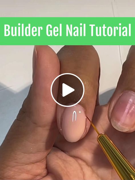 Lemon8 · How to: Builder Gel Nails 💅🏽✨ · @Kailaskif Builder Gel On Natural Nails, Nail Tricks, Gel Nail Tutorial, Natural Gel Nails, Gel Builder, Builder Gel Nails, Builder Gel, Open App, Nail Tutorials