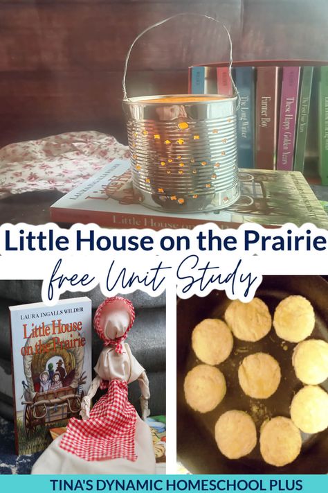 Little House on The Prairie Unit Study and Fun Punched Tin Lantern Pioneer Unit Study, Homesteading Unit Study, Book Unit Studies, Unit Studies For Kindergarten, Little House On The Prairie Christmas, History Unit Studies Homeschool, Little House On The Prairie Unit Study, Little House In The Big Woods Unit Study, First Grade Unit Studies