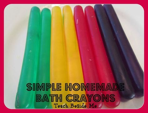 Things To Make At Home, Fun Things To Make, Diy Stocking, Bath Crayons, Home With Kids, Diy Stocking Stuffers, Gift Ideas For Family, Diy Stockings, Homemade Bath