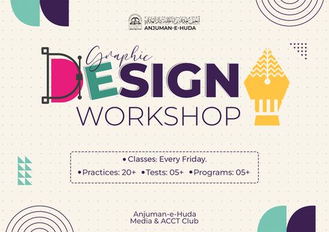 Graphic design workshop poster design. Graphic Design Workshop Poster, Workshop Poster Design Ideas, Workshop Poster Design, Workshop Poster, Mini Project, Design Workshop, Poster Design, Graphic Design, Quick Saves