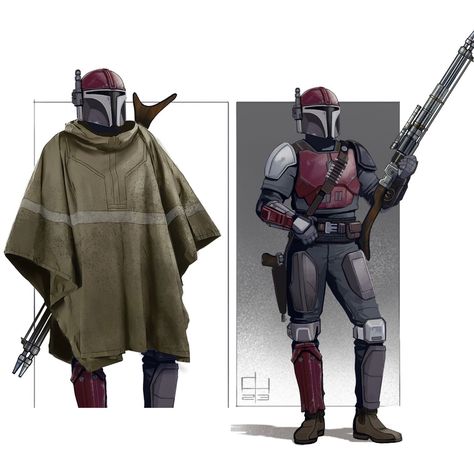 Mandalorian Poncho, Star Wars Mandalorian Art, Mandolorian Armour Oc, Mandalorian Armor Art, Mandalorian Armor Concept, Mandalorian Armor Design, Custom Mandalorian, Mandalorian Oc, Mandalorian Art