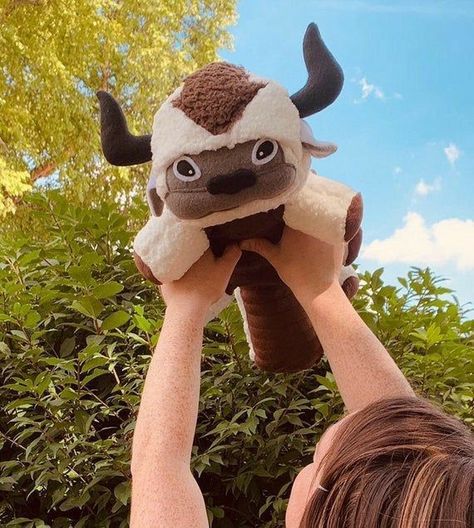 Flying Bison, Appa Avatar, Owl Plush, Sherpa Fabric, Dinosaur Plush, Cute Stuffed Animals, Aang, Avatar The Last Airbender, The Last Airbender