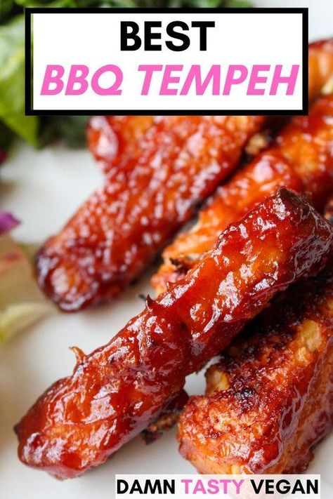 Tempeh Recipes Vegan, Bbq Tempeh, How To Cook Tempeh, Vegan Tempeh, Tempeh Recipe, Recipe For Beginners, Tempeh Recipes, Vegan Grilling, Soy Recipes