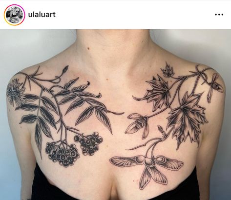 Shoulder Nature Tattoo, Nature Tattoo, Collar Bone, Nature Tattoos, Get A Tattoo, Beauty Art, Future Tattoos, Tatting, Body Art