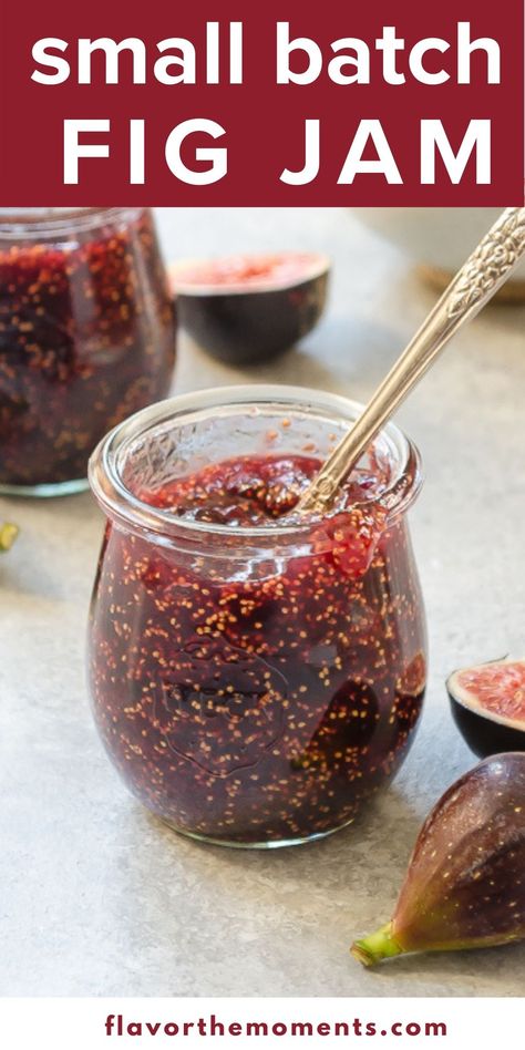 Fig And Jalapeno Jam, Fresh Fig Jam Recipe, Fig Perserves Recipes, Fig Honey Jam, Fig Recipes Fresh, Figs Recipes, Homemade Fig Jam, Fig Bread, Fruit Hacks