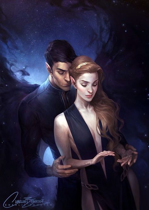 Feysand at the court of nightmares Court Of Nightmares Dress, Feyre Court Of Nightmares, Court Of Nightmares, Charlie Bowater, Feyre And Rhysand, A Court Of Wings And Ruin, Sarah J Maas Books, 다크 판타지, A Court Of Mist And Fury