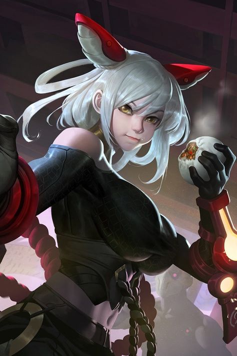 Arena Of Valor, White Hair, Battlefield, Anime, Hair