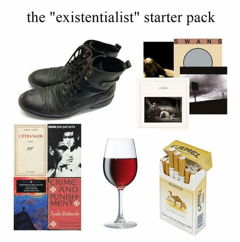 Existentialist Philosophy Memes, Literature Humor, Bing Bong, Jean Paul Sartre, Joy Division, Albert Camus, Black Books, The Secret History, Don't Leave