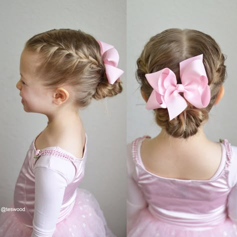 Double French braids into a messy bun. Perfect style for dance! Recital Hair, Girls Updo, Girls Hairdos, Nagel Art, Double French Braids, Ballet Hairstyles, Girl Hair Dos, Dance Hair, Girl Hair Styles