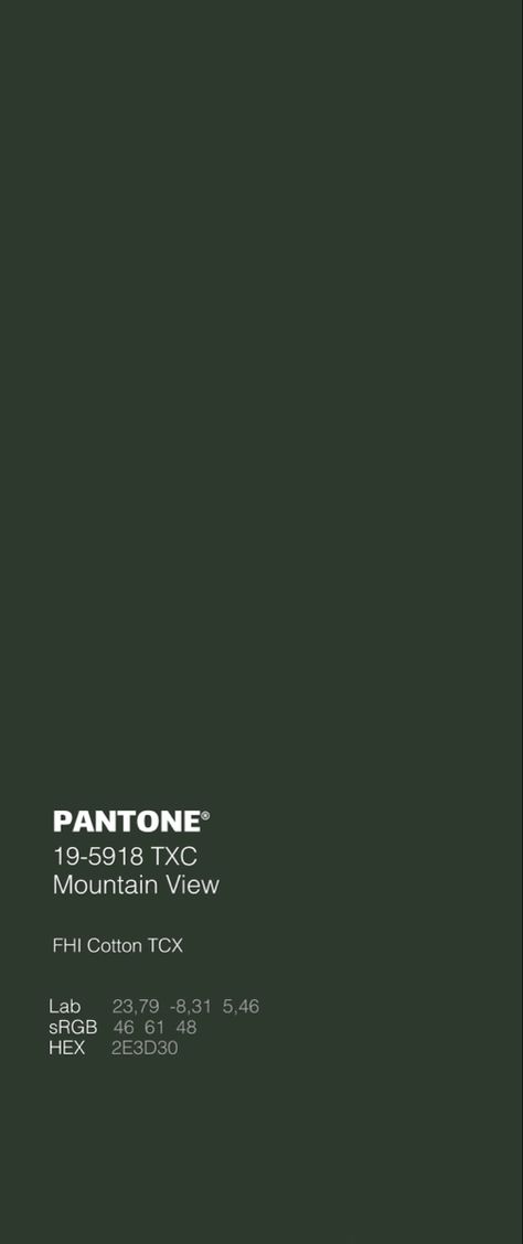 Forest Green Color Swatch, Pantone Wallpaper Iphone, Aesthetic Wallpaper Green Dark, My Color Aesthetic, Green Pantone Palette, Forest Green Pantone, Army Color Palette, Dark Green Branding, Green Pallet Color