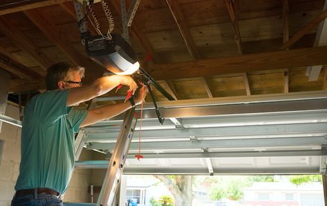 An off-track garage door is a major inconvenience and can cause enormous frustration. In addition, it can cause property damage and serious injuries. Fortunately, fixing off-track rollers is a simple DIY project. Here is our 5 step guide to fixing your off-track garage roller. Steps to Get Your Garage Door Back on Track Step 1: … Garage Door Opener Installation, Garage Door Maintenance, Automatic Garage Door, Garage Door Replacement, Commercial Garage Doors, Garage Door Company, Best Garage Doors, Garage Door Openers, Garage Door Springs