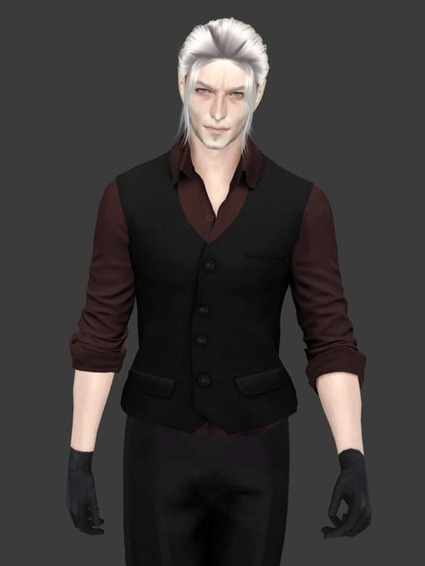 Vladislaus Straud Sims 4, Sims 4 Vladislaus Straud, Sims 4 Vladislaus, Sims 4 Cc Clothes Male Hair, Sims 4 Suit, Sims 4 Male Clothes, My Sims, Skin Details, Male Clothes