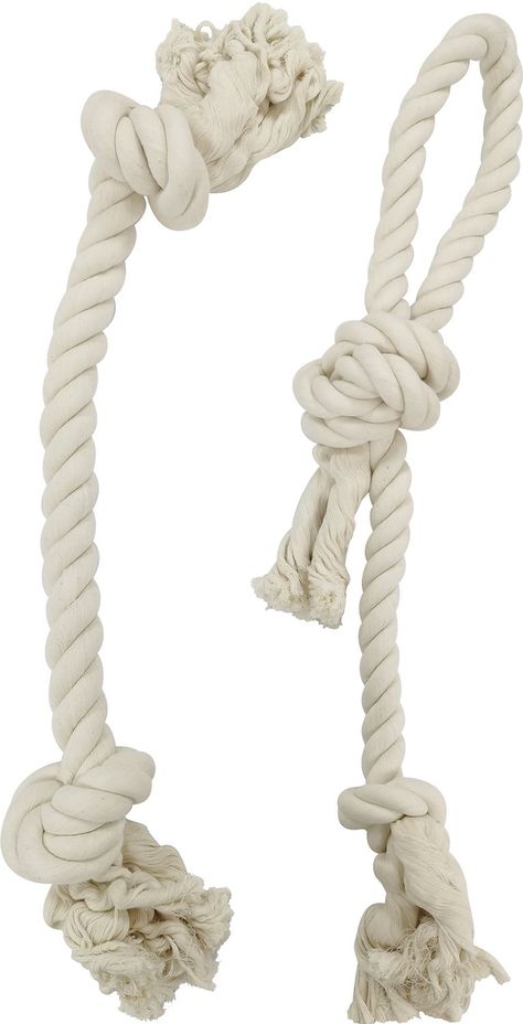 FRISCO Double Knot Cotton Rope Dog Toy, Medium/Large, 2 count - Chewy.com Dog Rope Toy, Dog Breeds Medium, Rope Dog Toys, Double Knot, Room Stuff, Rope Dog, Big Dog, Fame Dr, Small Breed