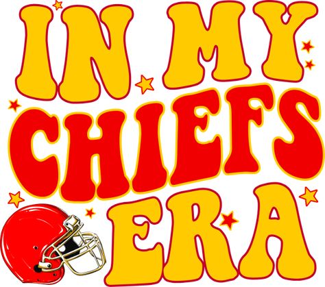 In My Chiefs Era - Kelce America Football Chief Era Design -- Choose from our vast selection of Crewneck and V-Neck T-Shirts to match with your favorite design to make the perfect custom graphic T-Shirt. Pick your favorite: Classic, Relaxed Fit, V-Neck, Tri-Blend, Dolman Extra Soft Tri-Blend, Slouchy V-Neck, Slouchy, Premium, Heavyweight, Curvy, Ringer, and Curvy V-Neck. Customize your color! For men and women. Kansas Chiefs, Taylor Boyfriend, Happy Day Quotes, Chiefs Game, Chiefs Logo, Chiefs Shirts, Kansas City Chiefs Football, Chiefs Football, Cute Shirt Designs