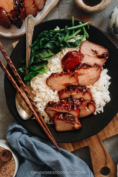 Bbq Pork Recipes, Chinese Bbq Pork, Char Siu, Bbq Pork, Food Obsession, Pretty Food, Food Items, Food Cravings, Pork Recipes