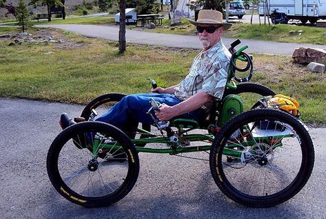 Adaptive Bikes, Motorized Tricycle, Recumbent Trikes, Bike Cargo Trailer, Bike Cart, Bicycle Diy, Trike Bicycle, Recumbent Bicycle, Recumbent Bike