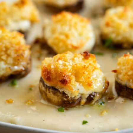 White Cheddar Stuffed Mushrooms - The Cozy Cook White Cheddar Stuffed Mushrooms, Pub Cheese, The Cozy Cook, Easy Make Ahead Appetizers, Cozy Cook, Crab Stuffed Mushrooms, Cheese Stuffed Mushrooms, Make Ahead Appetizers, Copycat Restaurant Recipes