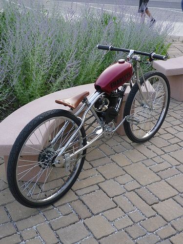 IMGP0071 | FHARLEYSCYCLES@GMAIL.COM bobber build | Thunderchief Cycles | Flickr Simson Moped, Gas Powered Bicycle, Bici Retro, Xe Ducati, Custom Moped, Bike Chopper, Powered Bicycle, Motorised Bike, Bike Motor