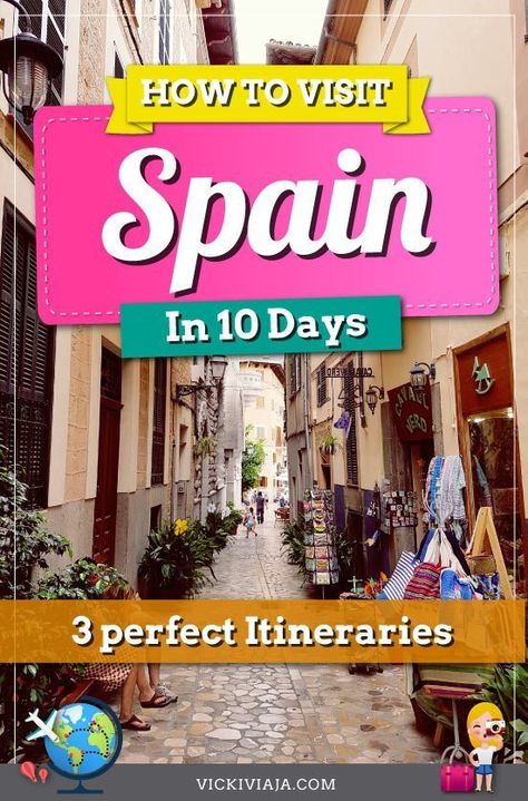 The Ultimate Spain Itinerary 10 Days - 3 Amazing Itineraries through Spain Vacation In Spain, Places To Visit In Spain, Spain Bucket List, Visit Spain, Itinerary Ideas, Spain Itinerary, Spain Travel Guide, Spain Vacation, Spain Barcelona