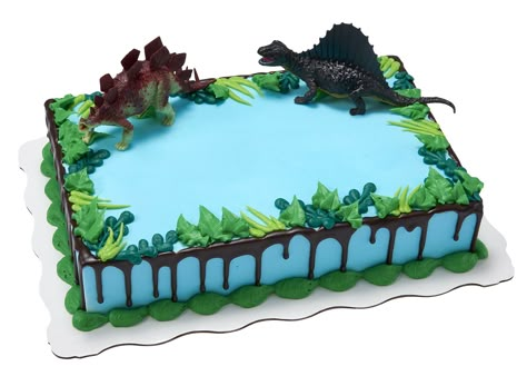 Dinosaur Birthday Cake Sheet, T Rex Sheet Cake, Dino Four Birthday Cake, Sheet Cake Dinosaur Theme, Jurassic World Sheet Cake, Diy Dinosaur Sheet Cake, Dino Sheet Cake Ideas, Land Before Time Birthday Cake, Dinosaur Cake Sheet