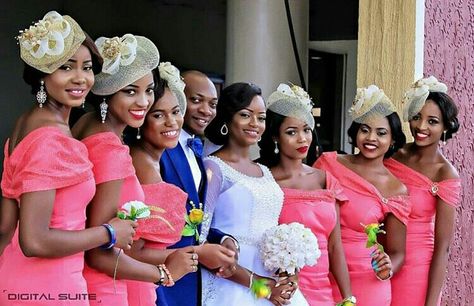 ♡Sophistication. Love seeing bridesmaids wear fascinators so well. Captured by @digital_suite. #africansweetheartweddings #bride #bridesmaids #groom Facinators Wedding Bridesmaids, Facinators Wedding, Fascinator Styles, Weddings 2024, Bridal Train, Bride Maids, Dresses Tulle, Bride Magazine, Black Bride