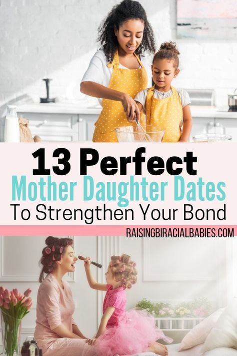 Looking for fun ideas to bond with your daughter? Check out these 13 perfect mother daughter date ideas that'll strengthen your bond! #daughter #motherdaughter #bonding #parenting #kidsactivities Mommy Daughter Dates, Mother Daughter Activities, Daughter Bonding, Mother Daughter Dates, Girls Activities, Mother Daughter Date Ideas, Daughter Activities, Books For Girls, Mother Daughters