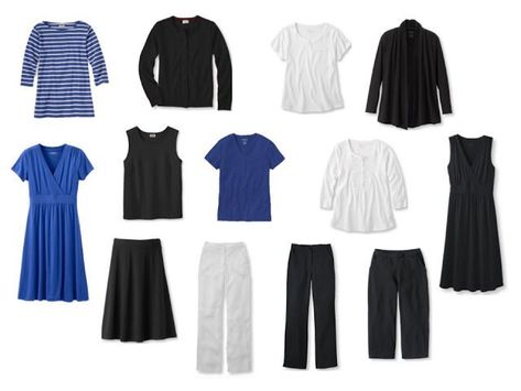 A Simple Black, White and Bright Blue wardrobe, with accessories Blue Wardrobe, Capsule Dressing, The Vivienne Files, Vivienne Files, Travel Capsule Wardrobe, Minimalist Capsule Wardrobe, Wardrobe Planning, Winter Capsule Wardrobe, The Vivienne