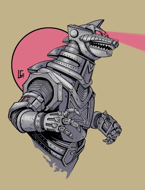 Mecha Godzilla, Godzilla Tattoo, Giant Monster Movies, Kong Godzilla, Robot Monster, Godzilla Wallpaper, All Godzilla Monsters, Kaiju Art, Giant Monsters