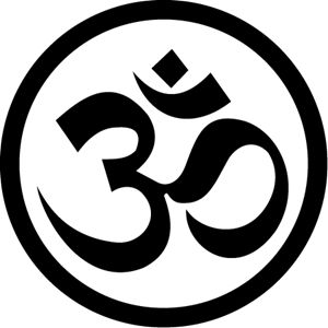 Om Aum, Om Yoga, Yoga, Key, Vinyl, White, Black