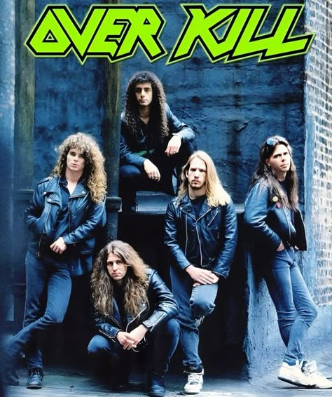 Overkill Band, 80s Metal Bands, 80s Heavy Metal, 80s Metal, Heavy Rock, Power Metal, Heavy Metal Music, Judas Priest, Heavy Metal Bands