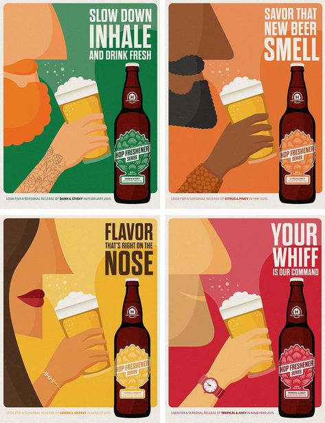 Beer Posters, Logos Color, Beer Promotion, Beer Packaging Design, Logos Photography, Beer Illustration, Craft Brew, Logos Vintage, Brewery Design