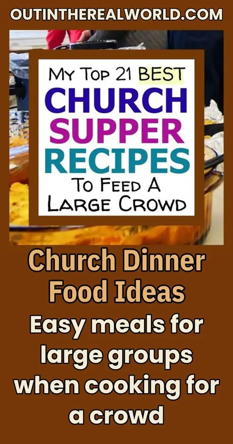 Recipes For A Large Group, Dinner Recipes For A Crowd, Easy Meals For Large Groups, Meals For Large Groups, Supper Casseroles, Dinner Potluck, Church Potluck Recipes, Hosting Hacks, Easy Potluck