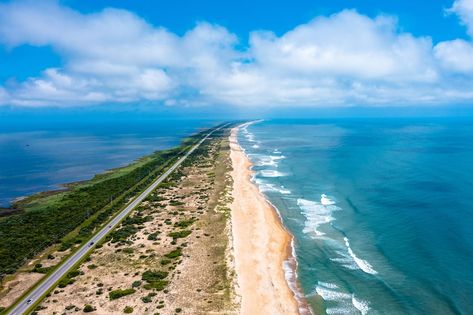 15 Best Things to Do in Hatteras NC (+ Nearby Attractions) Bodie Island Lighthouse, Beach Road Trip, East Coast Beaches, Cape Hatteras National Seashore, Hatteras Lighthouse, Cape Hatteras Lighthouse, Hatteras Island, Perfect Road Trip, Road Trip Routes