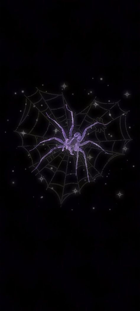 Spider Y2k Wallpaper, Spider Background Aesthetic, Aesthetic Spider Wallpaper, Spider Phone Wallpaper, Purple Spider Web Wallpaper, Y2k Wallpaper Purple And Black, Purple Spiderweb Wallpaper, Spiderweb Homescreen, Cool Y2k Wallpaper