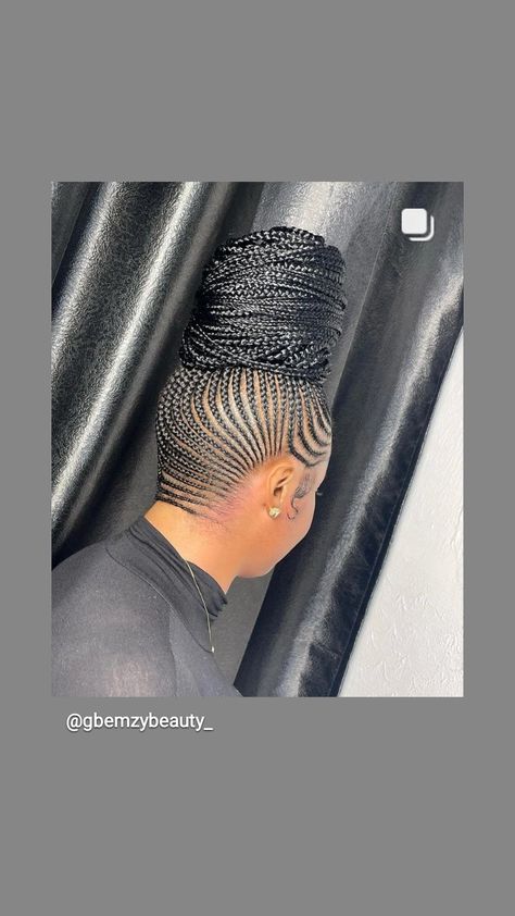 Corn Roll Hair Styles, All Back Hairstyle, Feed In Braids Ponytail, Corn Rolls, Latest Braided Hairstyles, Latest Hair Braids, Cornrows Natural Hair, Ghana Weaving, Goddess Braids Hairstyles